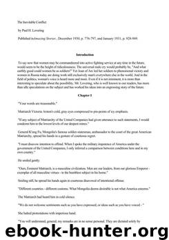 The Inevitable Conflict by H. P. Lovecraft