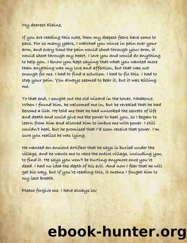 The Inevitable by Letter to Elaine