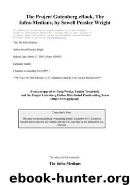 The Infra-Medians by Sewell Peaslee Wright