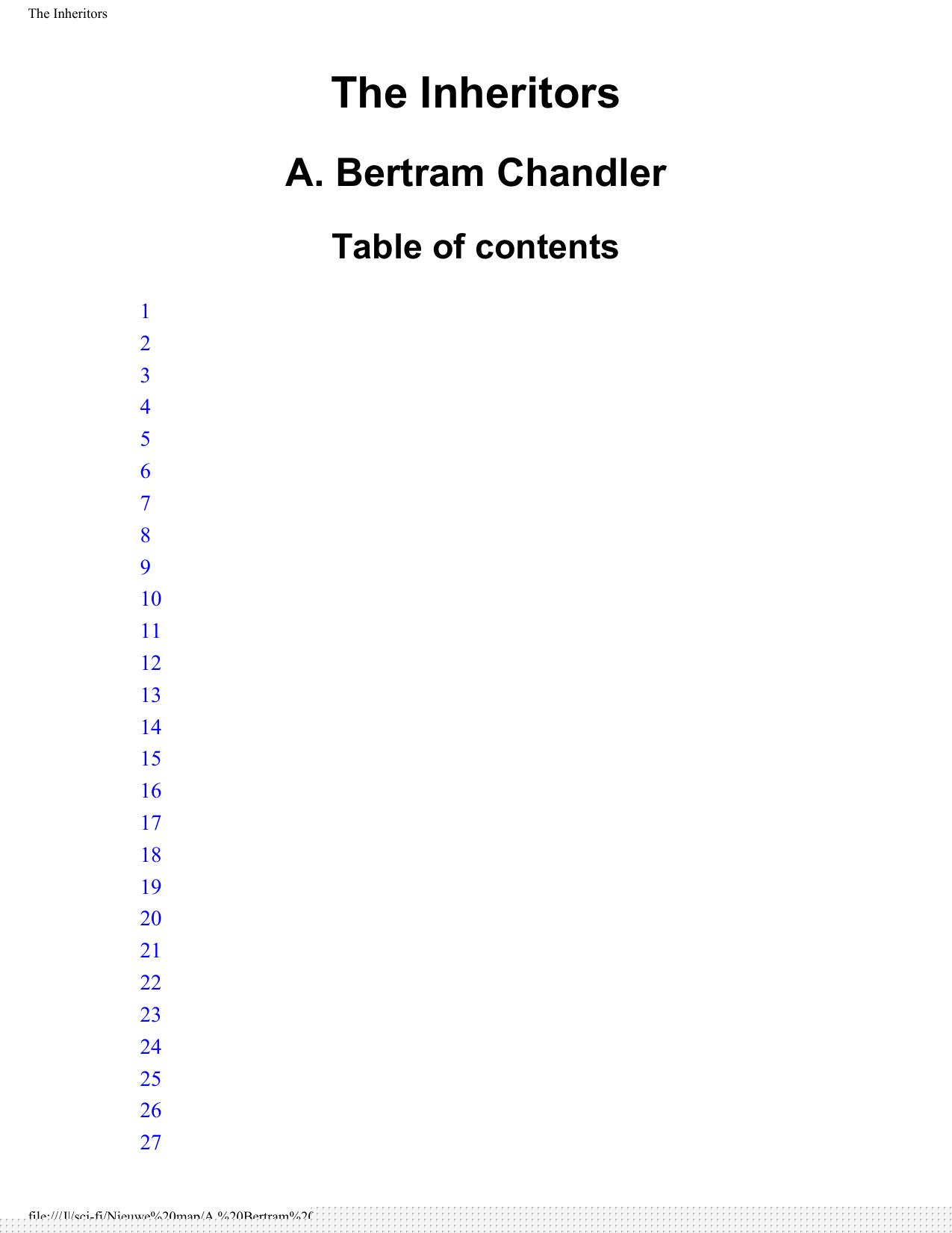 The Inheritors by The Inheritors