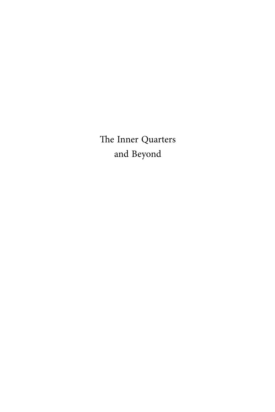 The Inner Quarters and Beyond: Women Writers from Ming Through Qing by Grace Fong Ellen Widmer