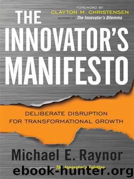 The Innovator's Manifesto by Michael Raynor