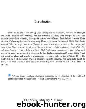 The Instigation of World War II by Stalin'S Secret Plan To Conquer Europe