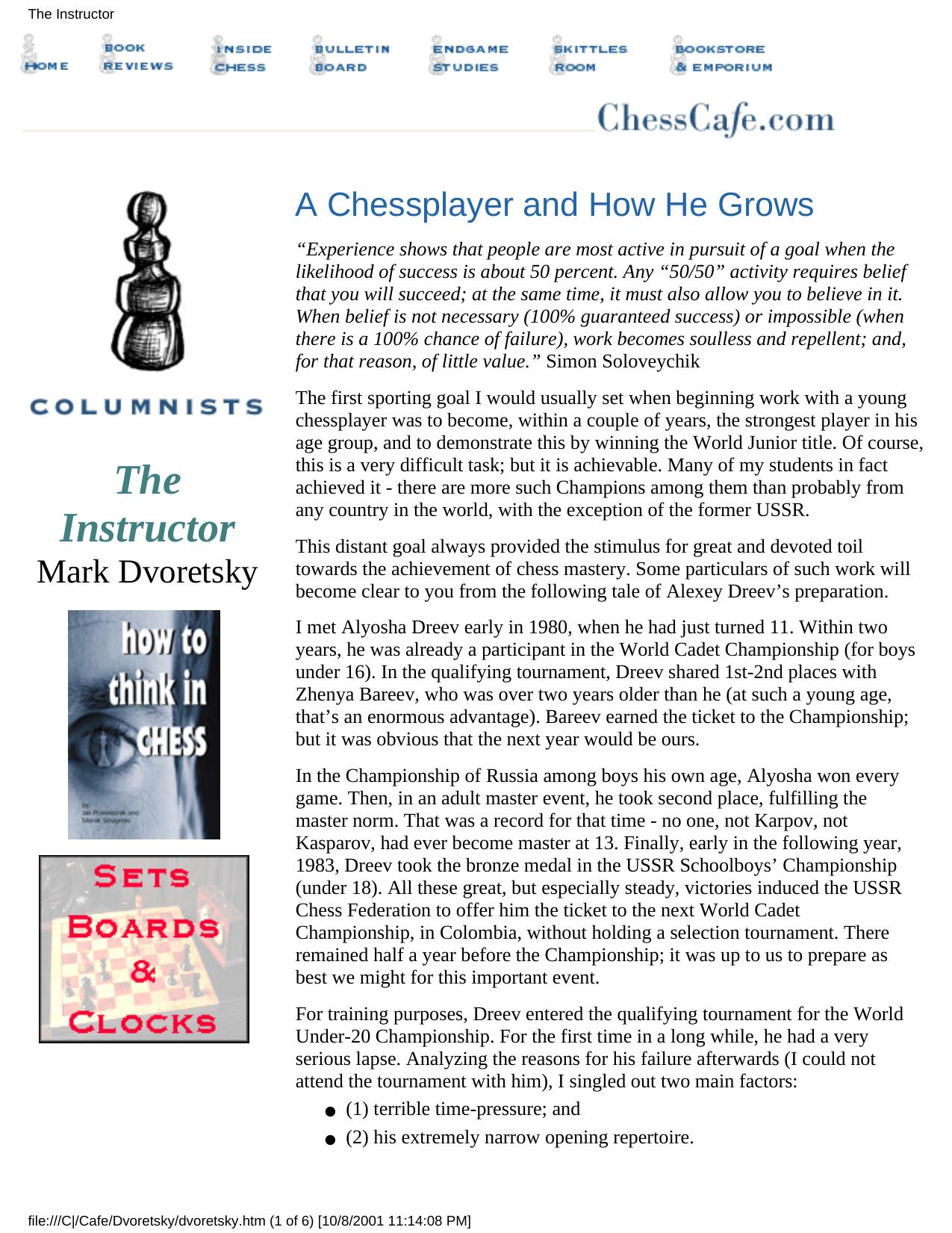 The Instructor by Chess