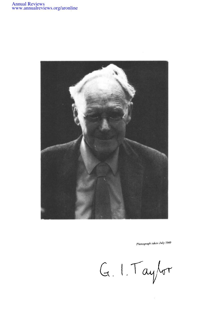 The Interaction Between Experiment and Theory in Fluid Mechanics by G I Taylor