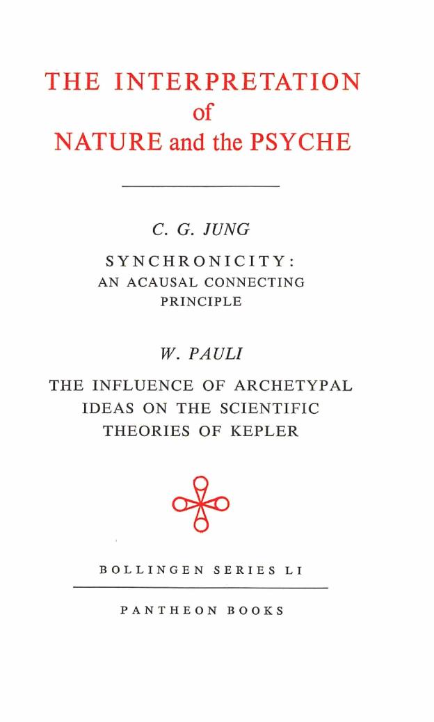 The Interpretation of Nature and the Psyche by C.G. Jung (Author) W. Pauli (Author)