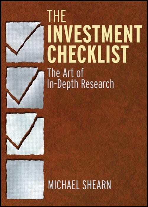The Investment Checklist by Shearn Michael