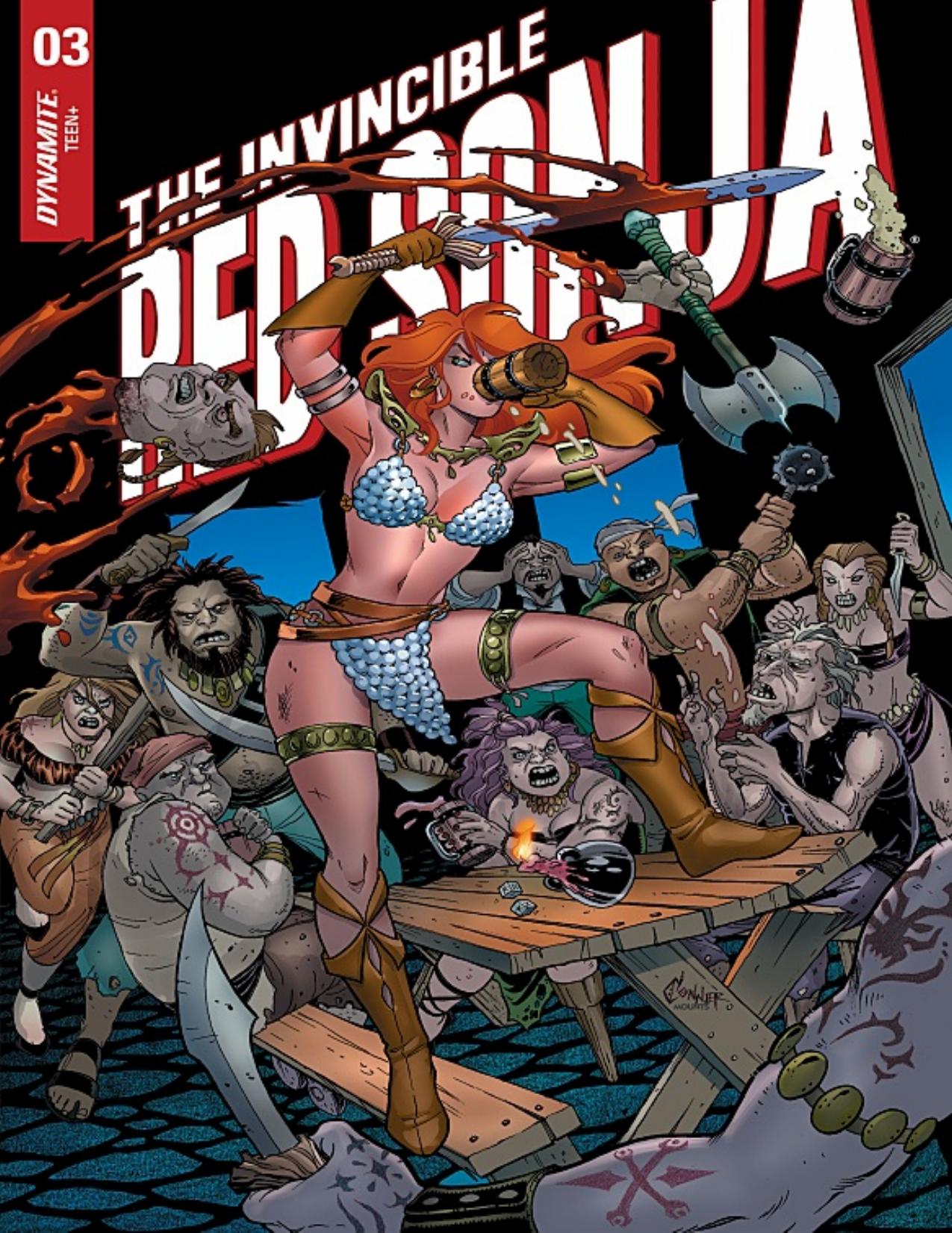 The Invincible Red Sonja 003 (2021) (5 covers) (digital) (The Seeker-Empire) by Unknown