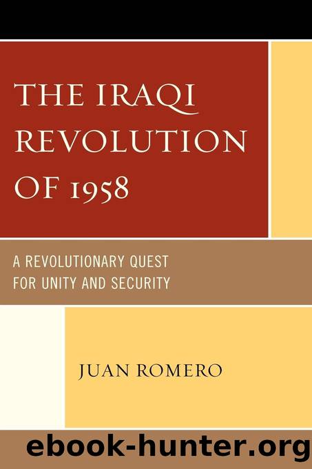 The Iraqi Revolution of 1958 by Romero Juan;