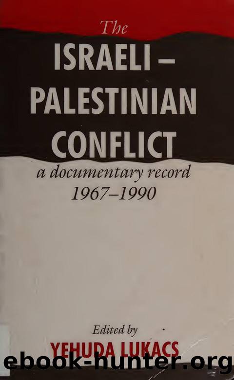 The Israeli-Palestinian conflict : a documentary record by Cambridge University Press (1992)