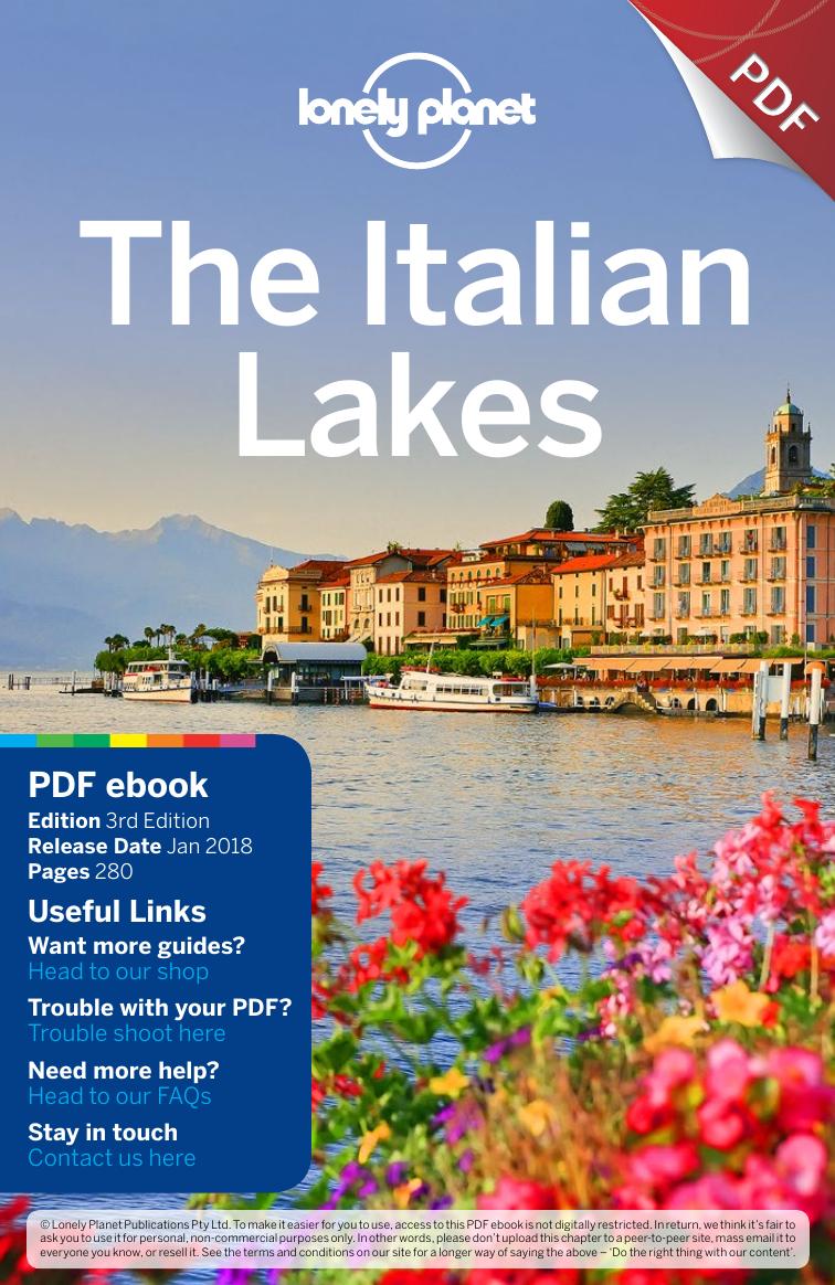 The Italian Lakes 3 - Full PDF eBook by Lonely Planet