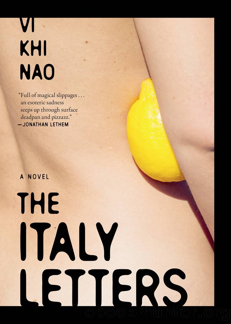The Italy Letters by Vi Khi Nao