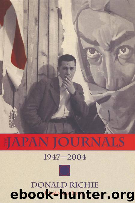The Japan Journals by Donald Richie