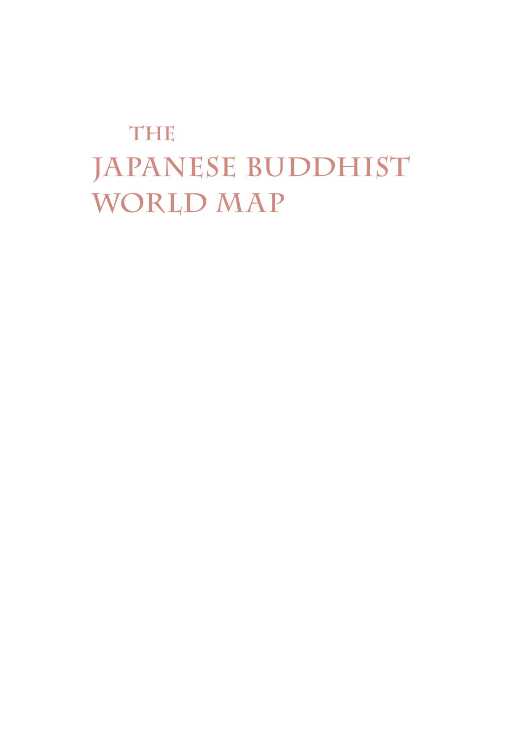 The Japanese Buddhist World Map: Religious Vision and the Cartographic 