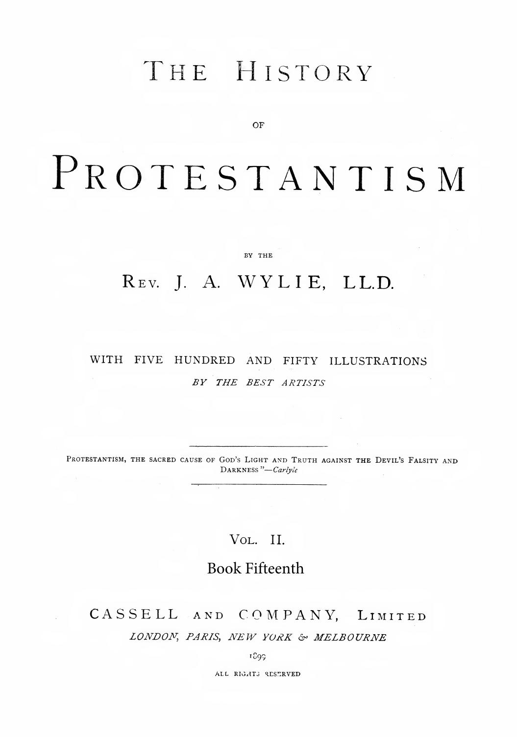 The Jesuits from The History of Protestantism book fifteenth by James Aitken Wylie
