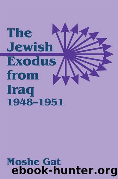 The Jewish Exodus from Iraq, 1948-1951 by Moshe Gat