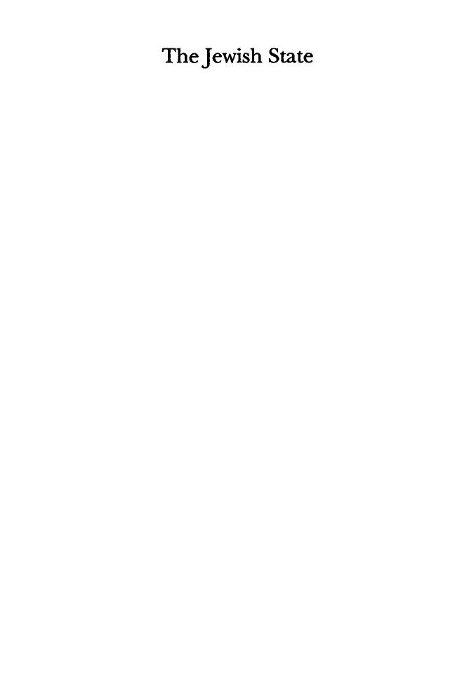 The Jewish State: A Century Later, Updated With a New Preface by Alan Dowty