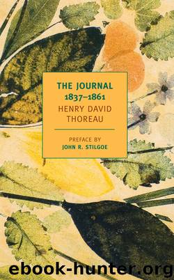 The Journal by Henry David Thoreau