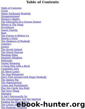 The Journals of Major Peabody by Galen Winter