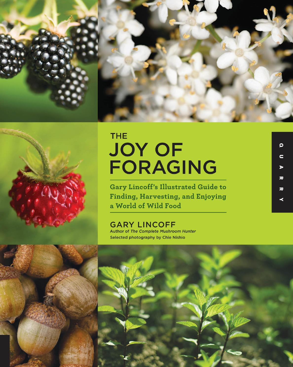 The Joy of Foraging Gary Lincoff's Illustrated Guide to Finding, Harvesting, and Enjoying a World of Wild Food by Gary Lincoff
