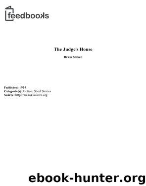 The Judge's House by Bram Stoker