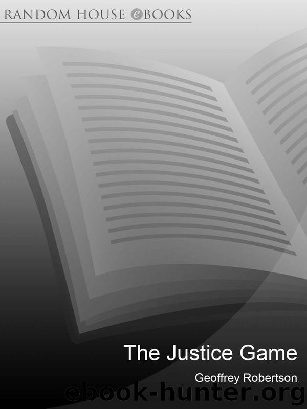 The Justice Game by Geoffrey Robertson