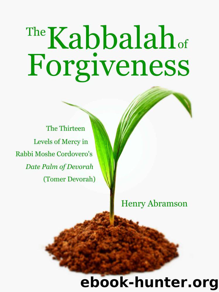 The Kabbalah of Forgiveness: The Thirteen Levels of Mercy in Rabbi Moshe Cordovero's Date Palm of Devorah (Tomer Devorah) by Henry Abramson & Moshe Cordovero
