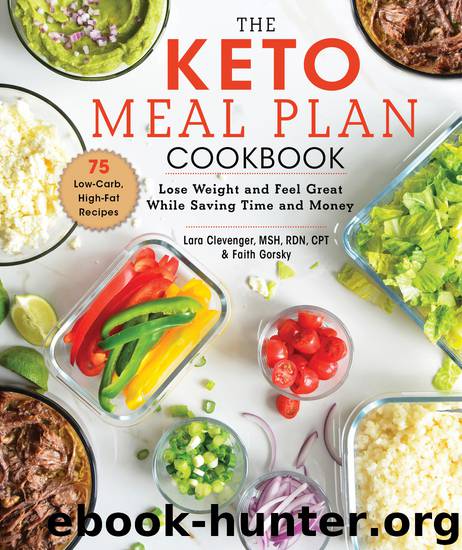 The Keto Meal Plan Cookbook by Lara Clevenger