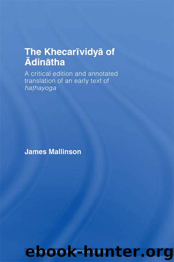 The Khecarividya of Adinatha by Mallinson James