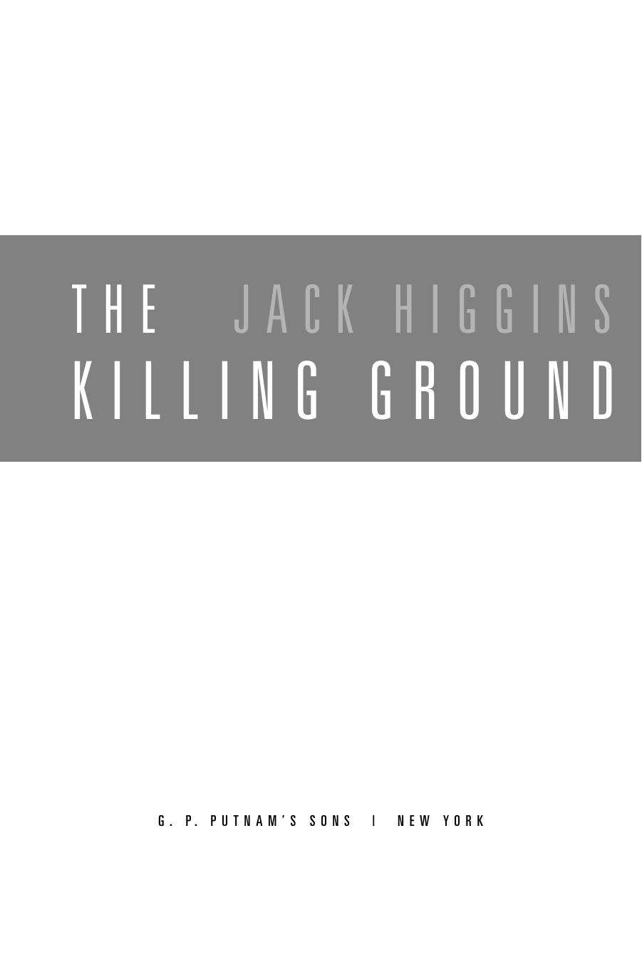 The Killing Ground by Jack Higgins