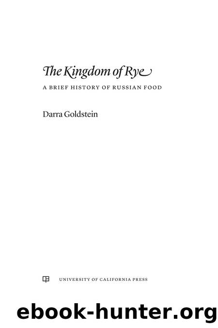 The Kingdom of Rye by Goldstein Darra;