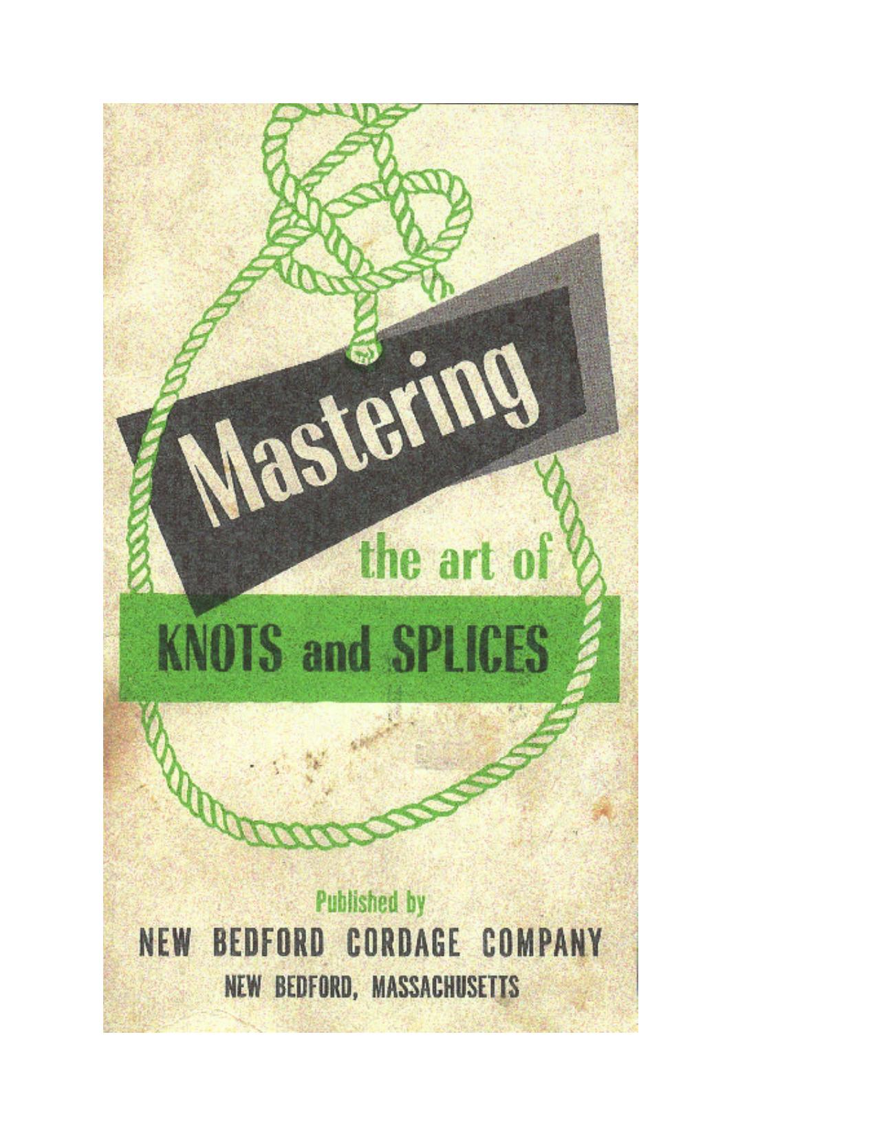 The Knot Book by Chris Summers / New Bedford Cordage Company