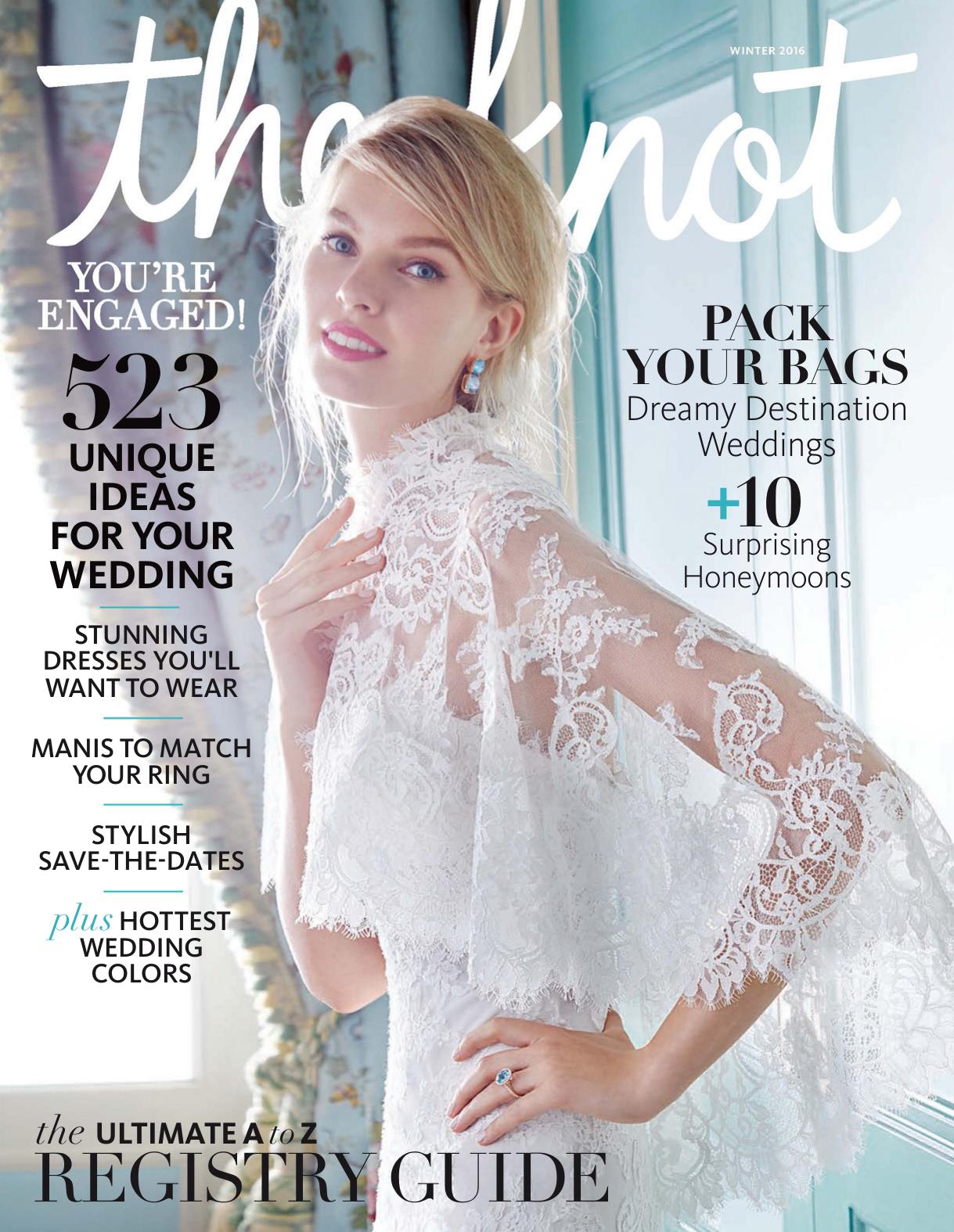 The Knot Weddings Magazine - Winter 2016 by Unknow