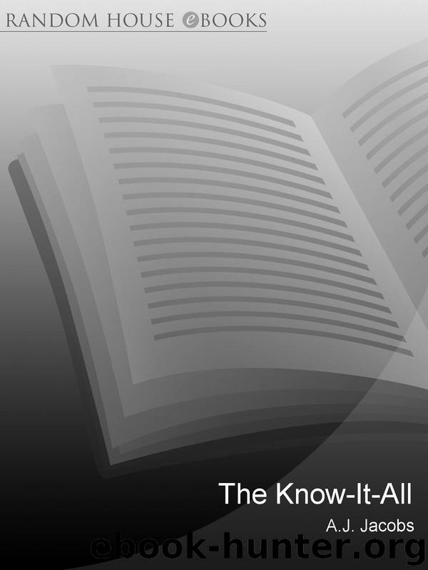 The Know-It-All by A J Jacobs