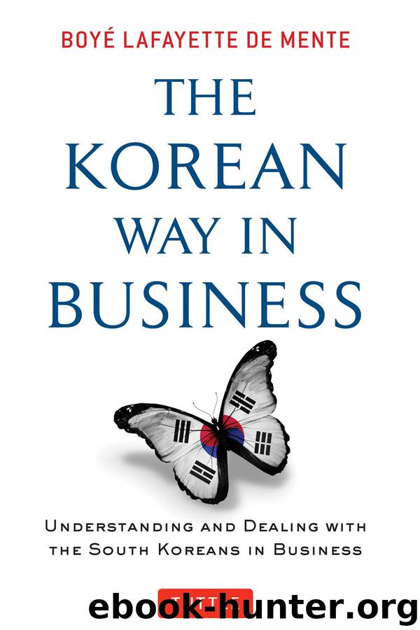 The Korean Way in Business by Boy & #233; Lafayette De Mente