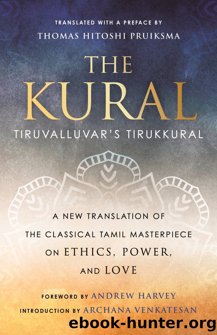 The Kural by Thomas Hitoshi Pruiksma