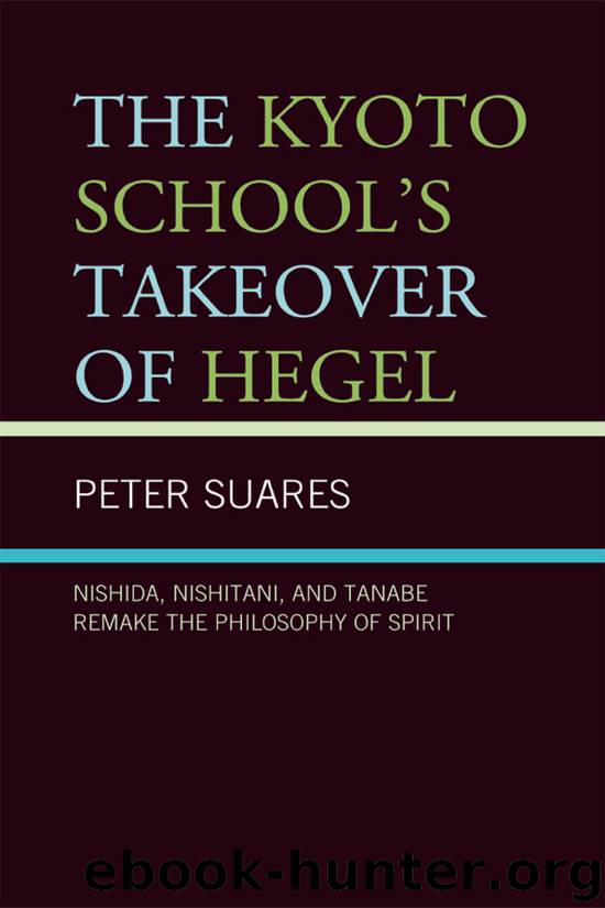 The Kyoto School's Takeover of Hegel by Suares Peter;