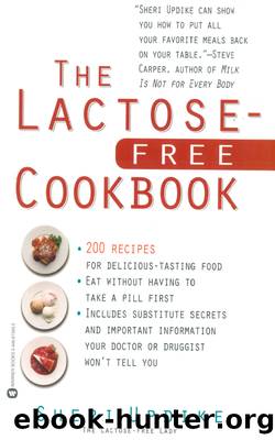 The Lactose-Free Cookbook by Sheri Updike