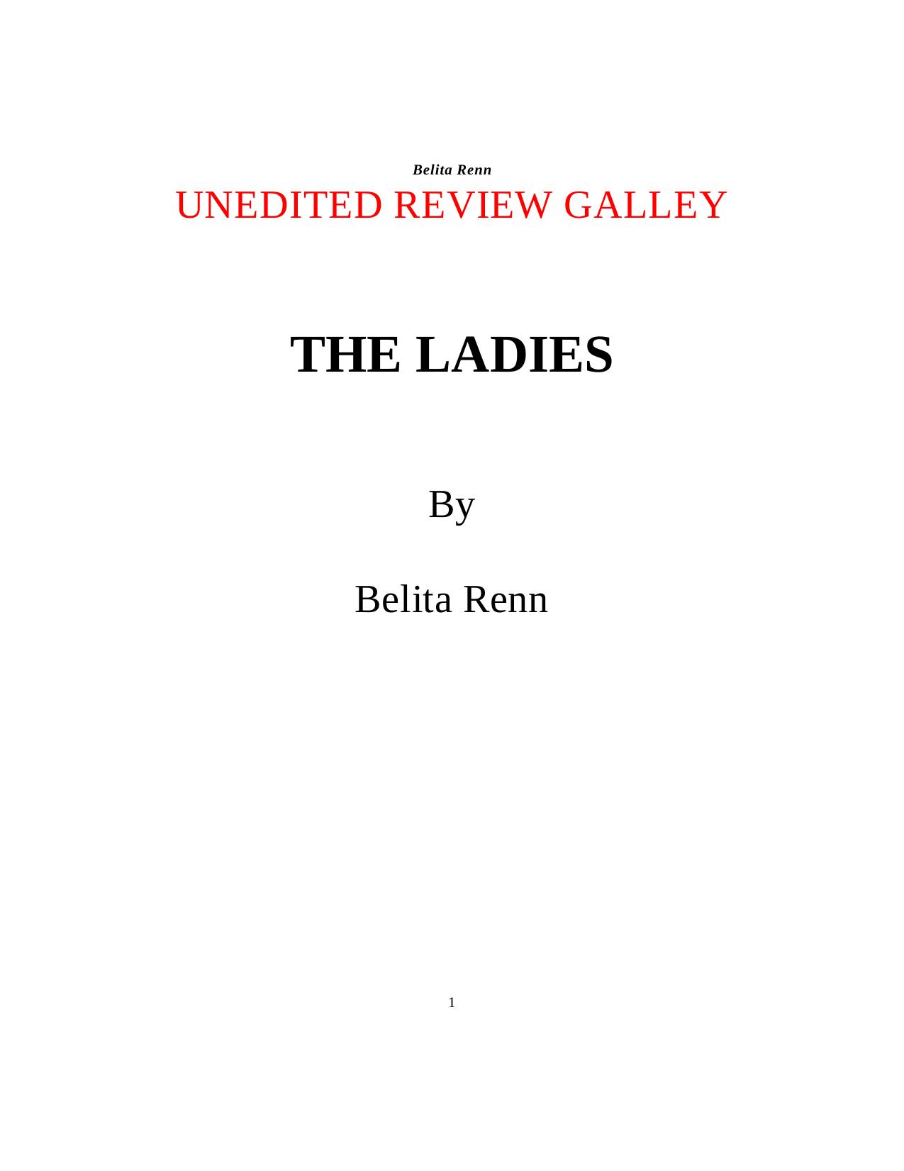 The Ladies [pdf] by VP