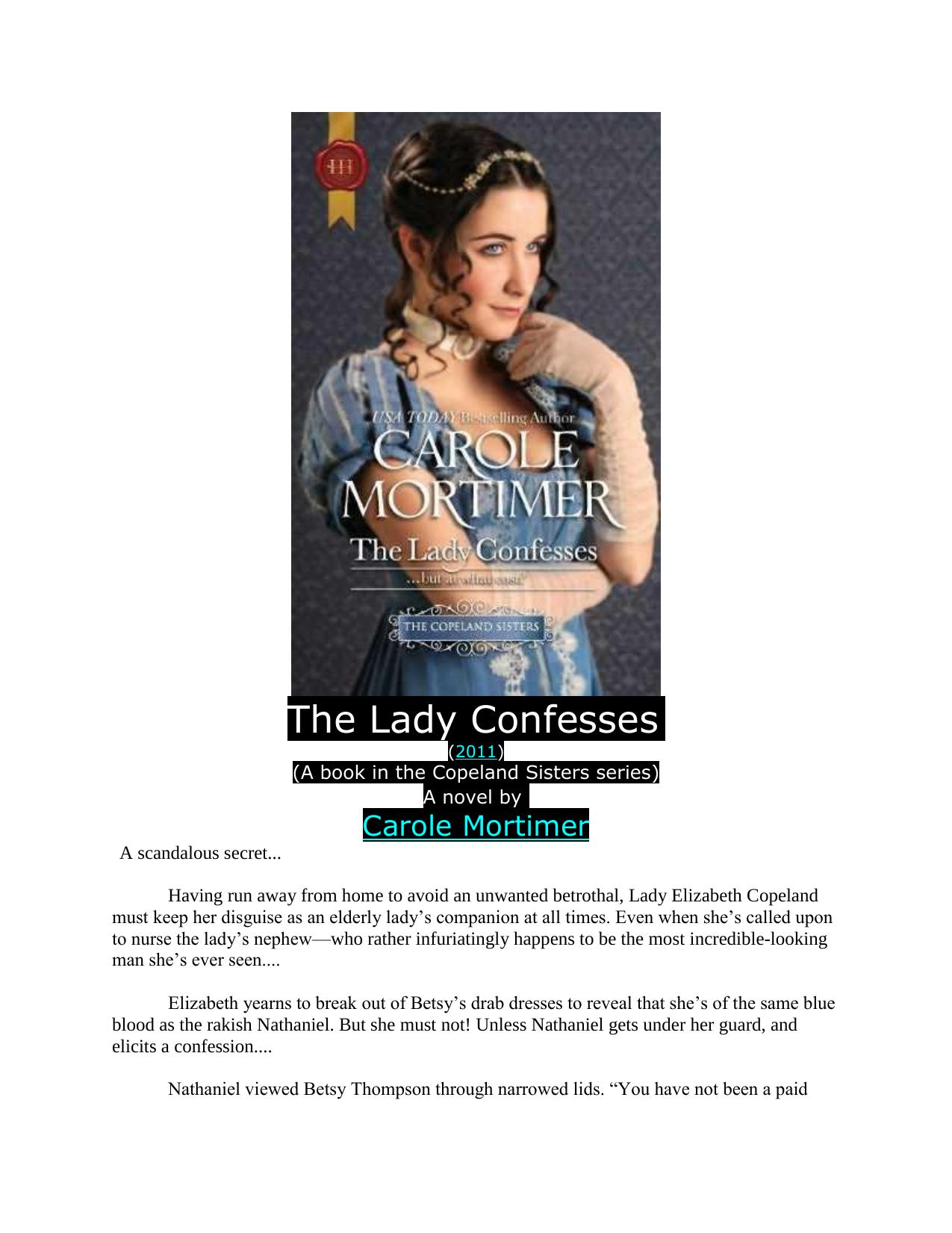 The Lady Confesses by Carole Mortimer