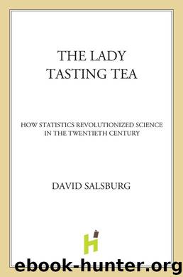 The Lady Tasting Tea by David Salsburg