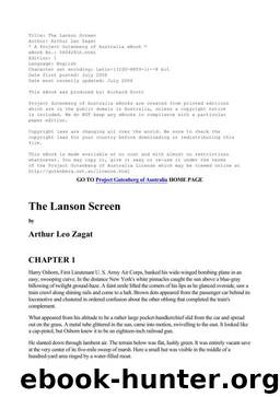The Lanson Screen by Arthur Leo Zagat