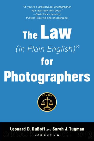The Law (in Plain English) for Photographers by Leonard D. Duboff