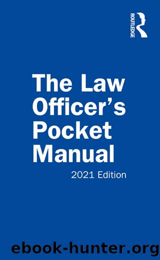 The Law Officer's Pocket Manual by unknow