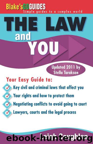 The Law and You (Blake's Go Guides) by Stella Tarakson & Leigh Coughlan