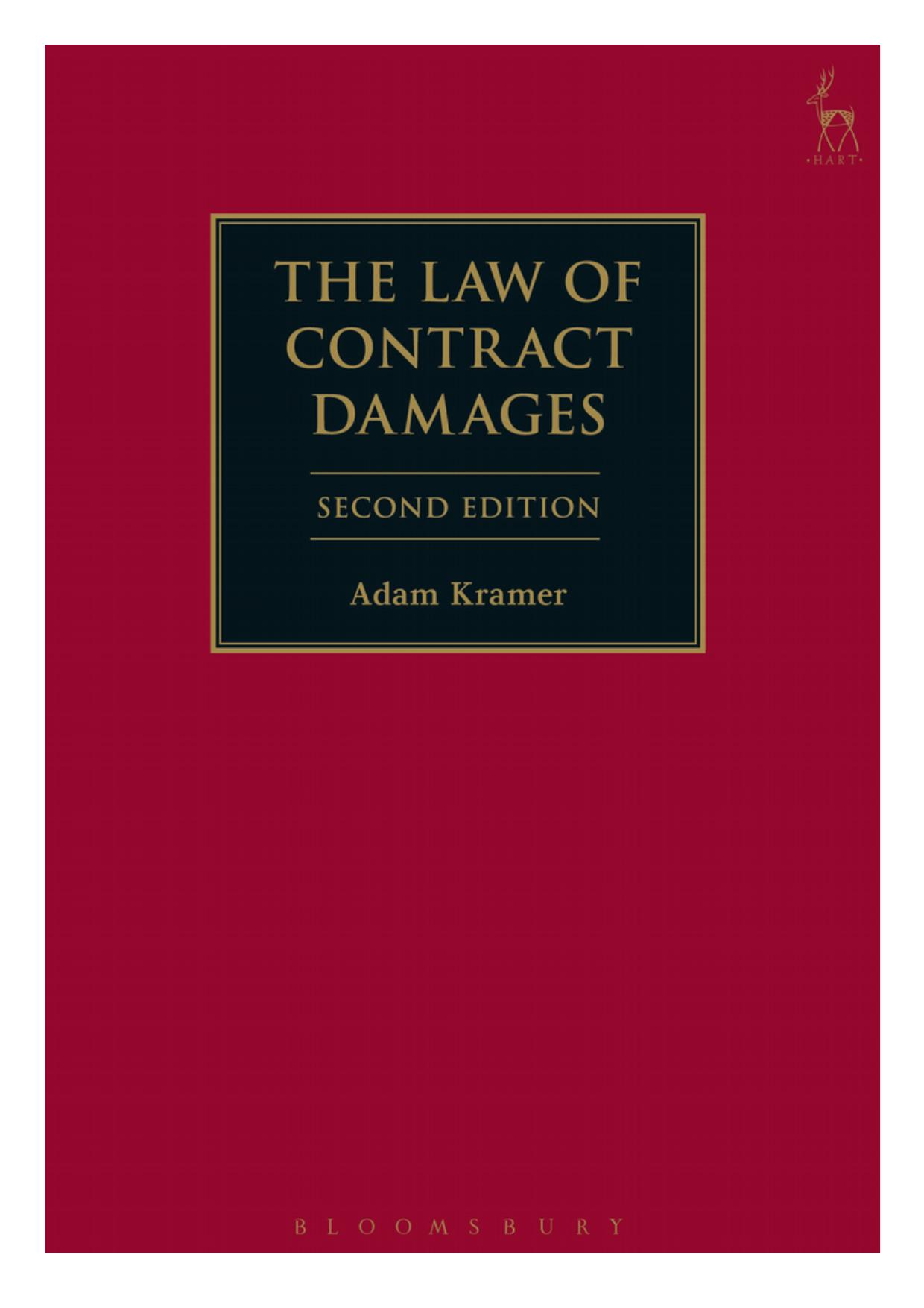 The Law of Contract Damages by Adam Kramer