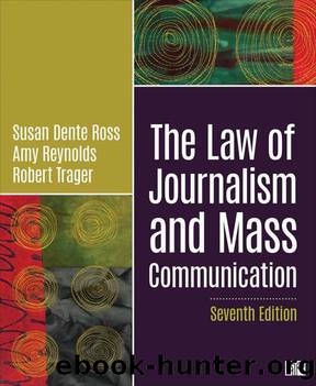 The Law of Journalism and Mass Communication by unknow