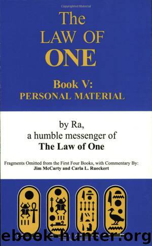 The Law of One Book V by Ra