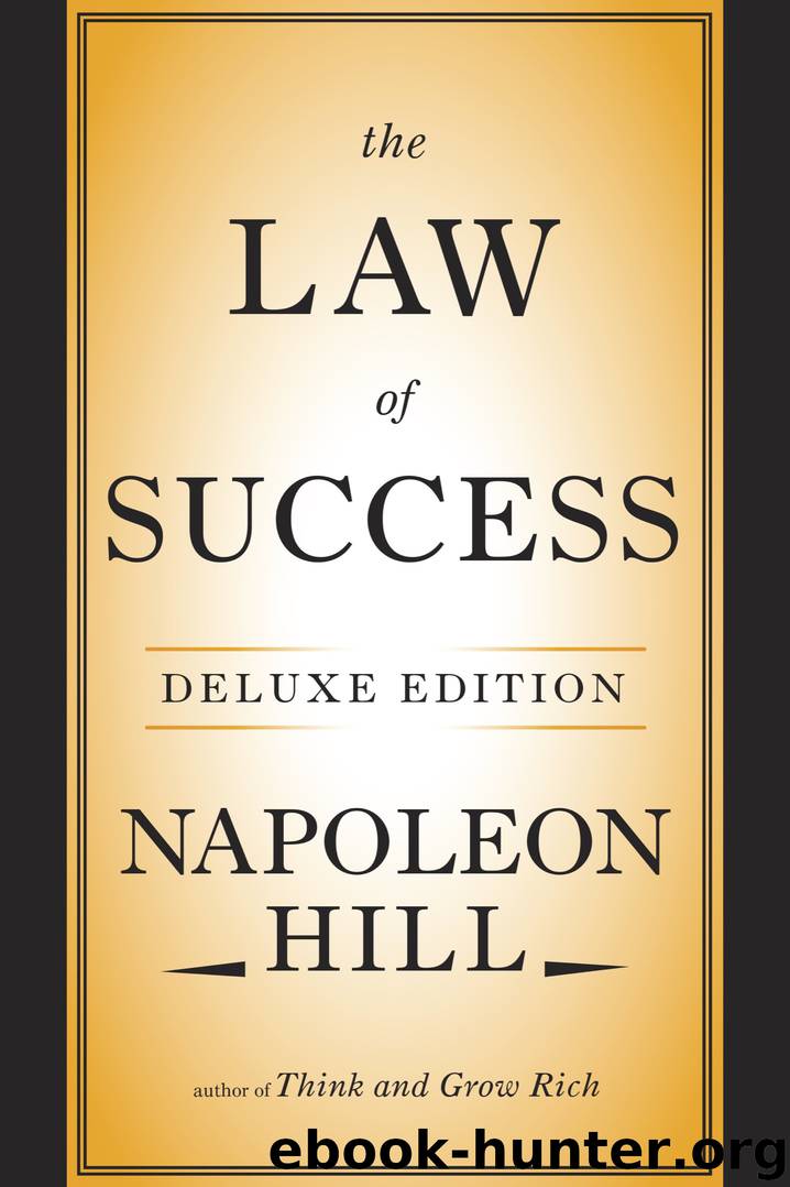 The Law of Success by Napoleon Hill
