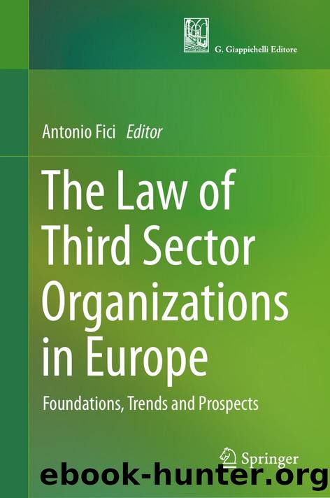 The Law of Third Sector Organizations in Europe by Unknown